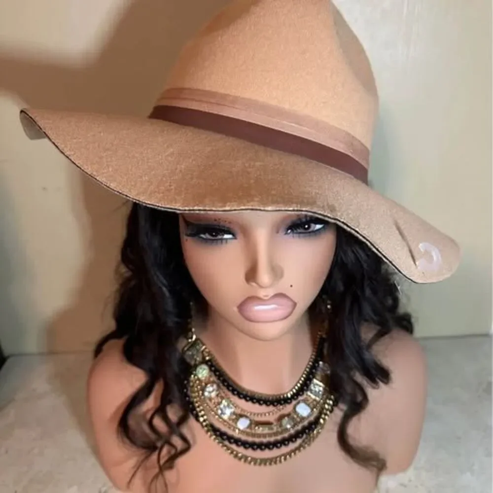 NEW Torrid Women’s Camel Fedora Style Floppy Wide Brim Hat